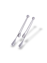 Elegant Silver Drop Earrings Beautiful Glow