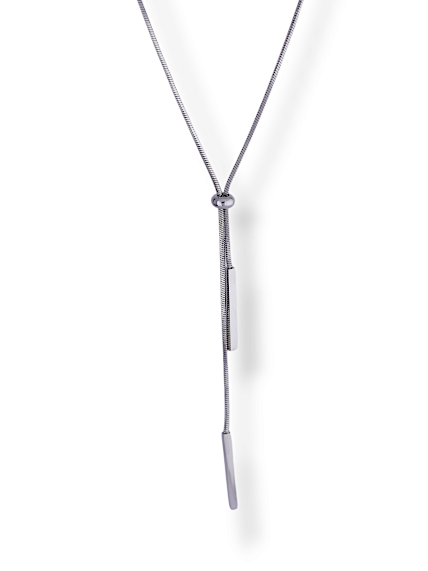 Lariat Bar Pendant Necklace