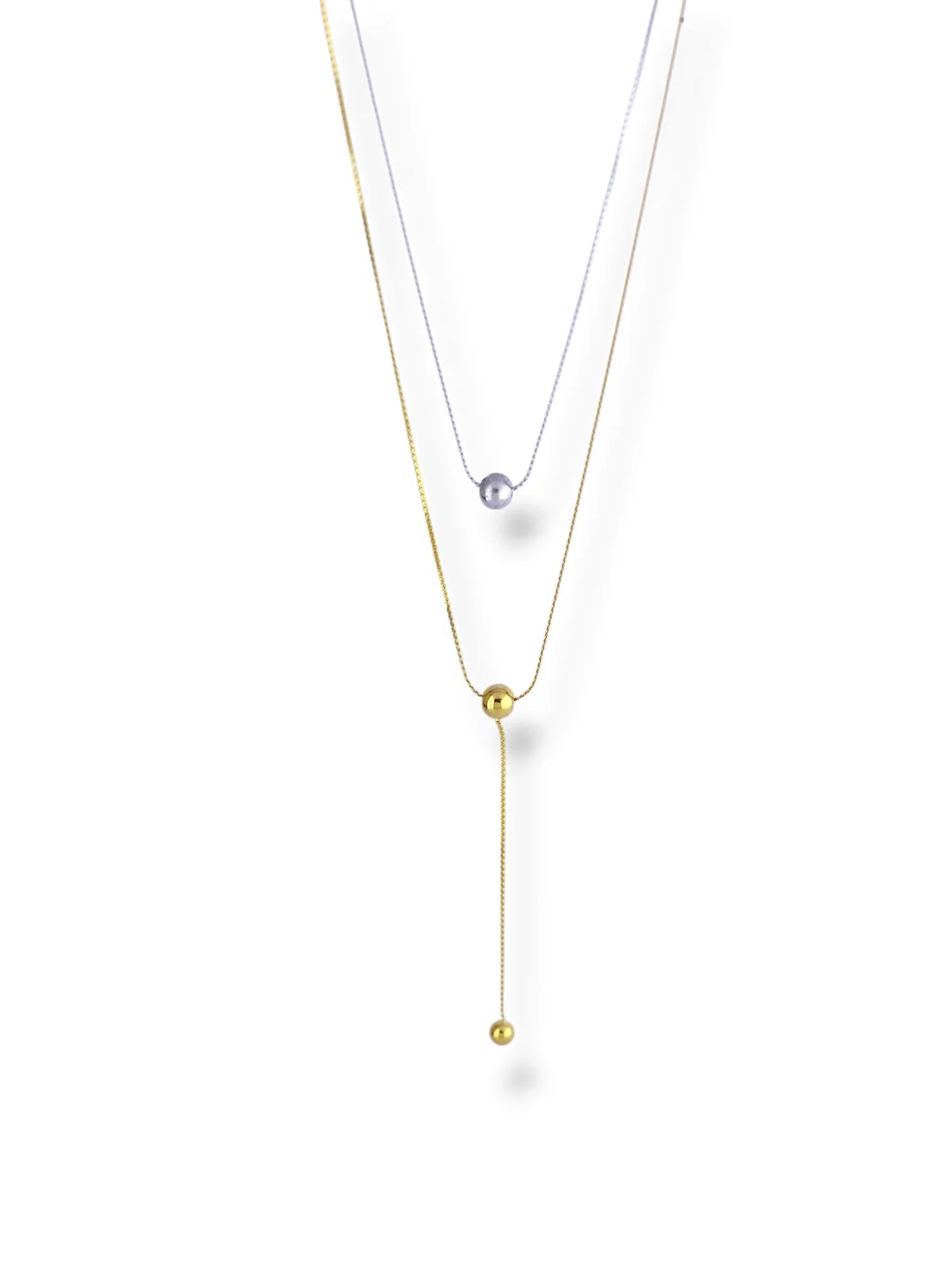 Purple Bead Pendant Necklace - Doulaat