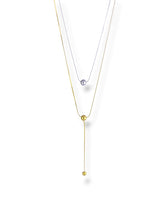 Purple Bead Pendant Necklace - Doulaat