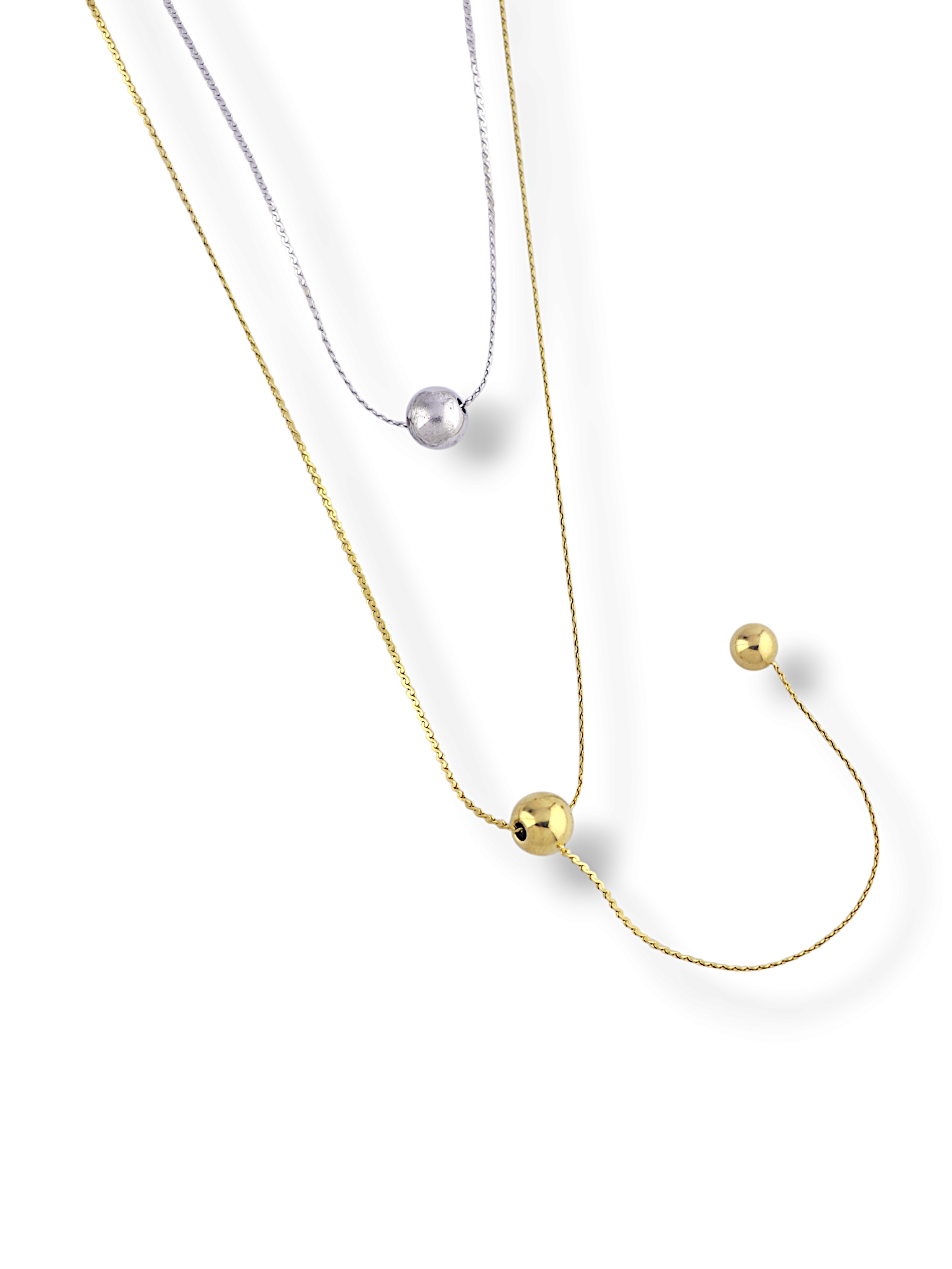 Purple Bead Pendant Necklace