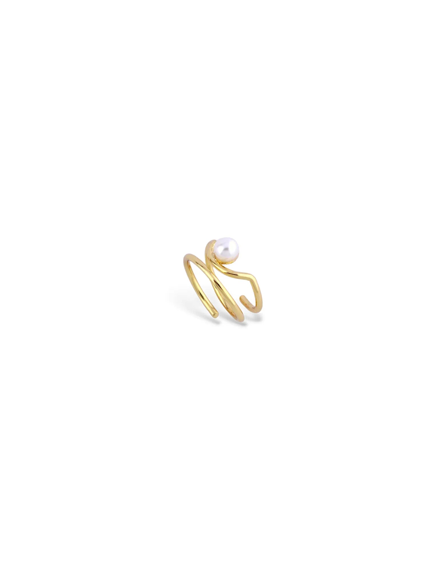 Pearl Twisted Band Ring - Doulaat