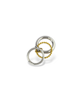 Interlocking Triple Band Ring