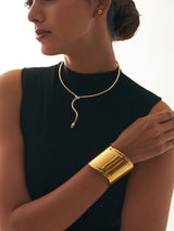 Serpent Open Collar Necklace