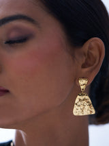 Textured Drop Earrings
