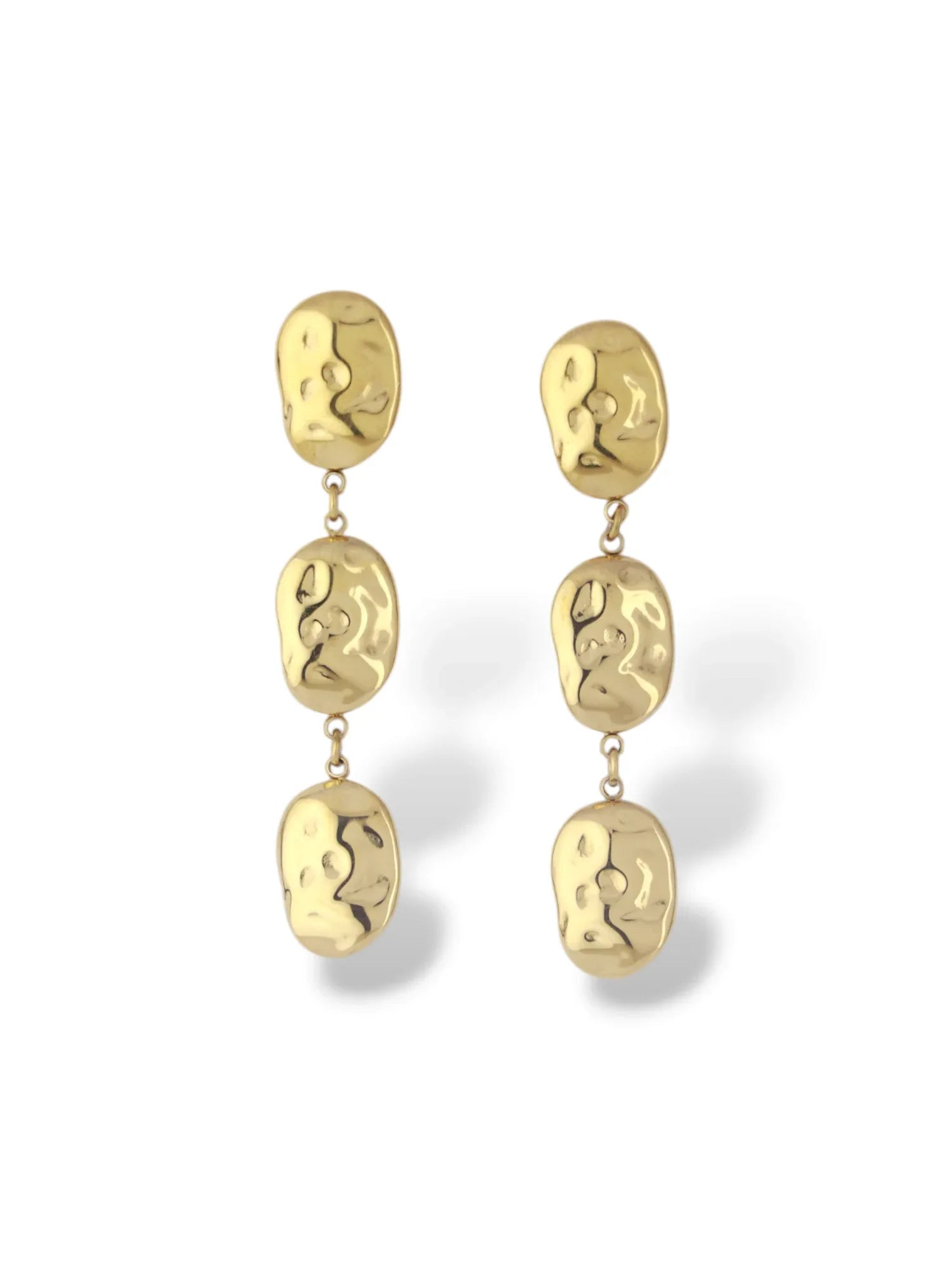 Elegant Silver Teardrop Pendant and Earring Set - Doulaat