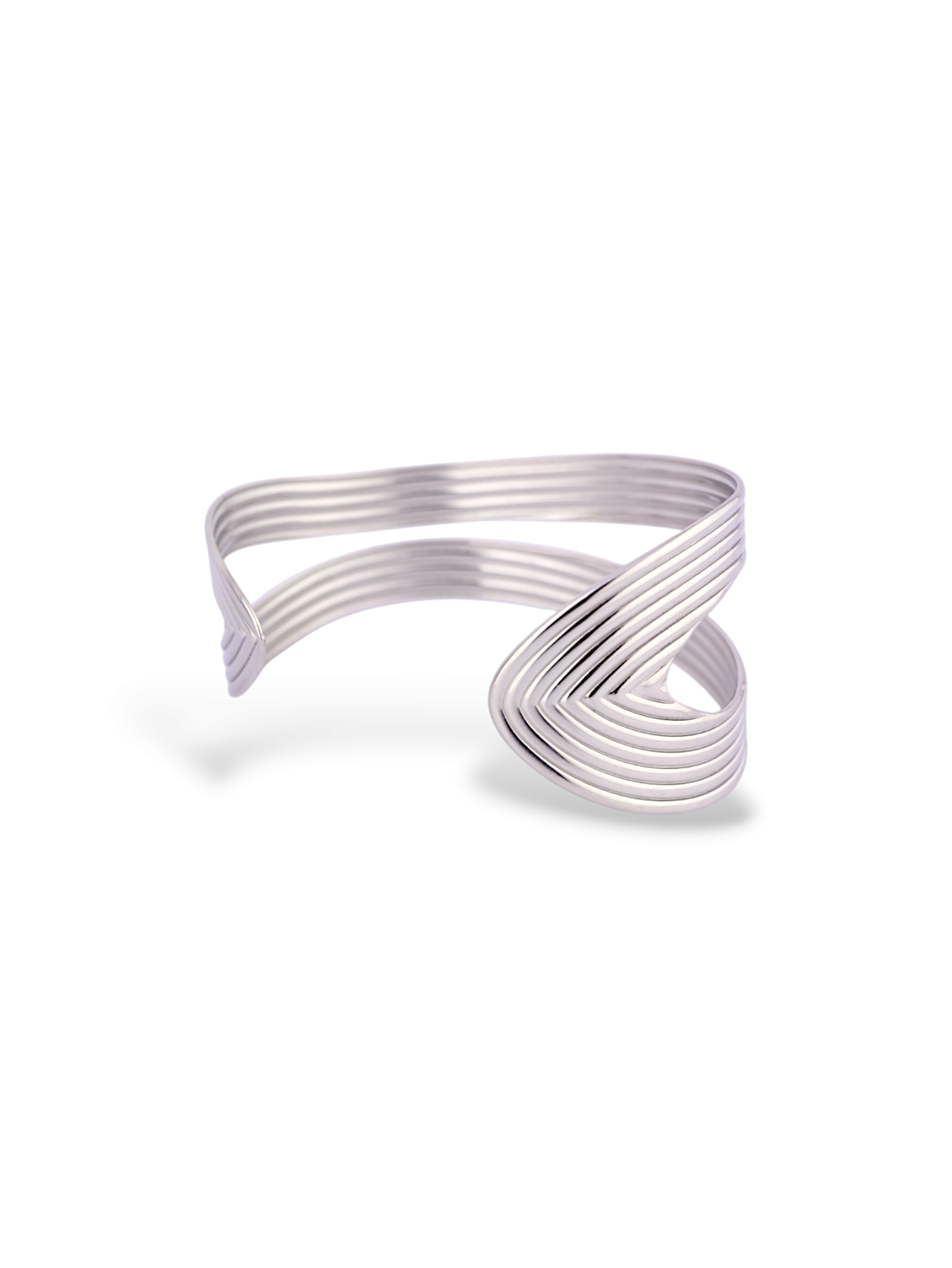 Unique Twin Double Band Adjustable Bangle