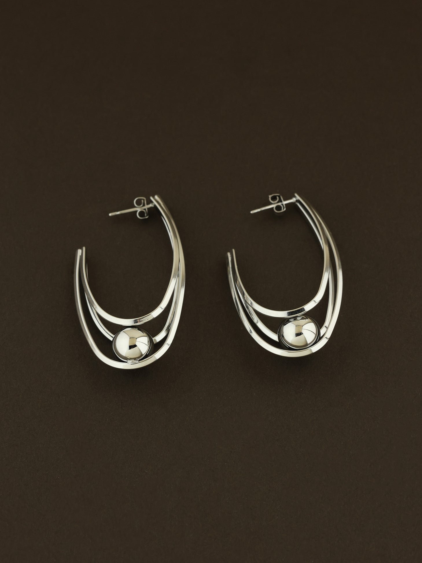 Meridian Sphere Hoops
