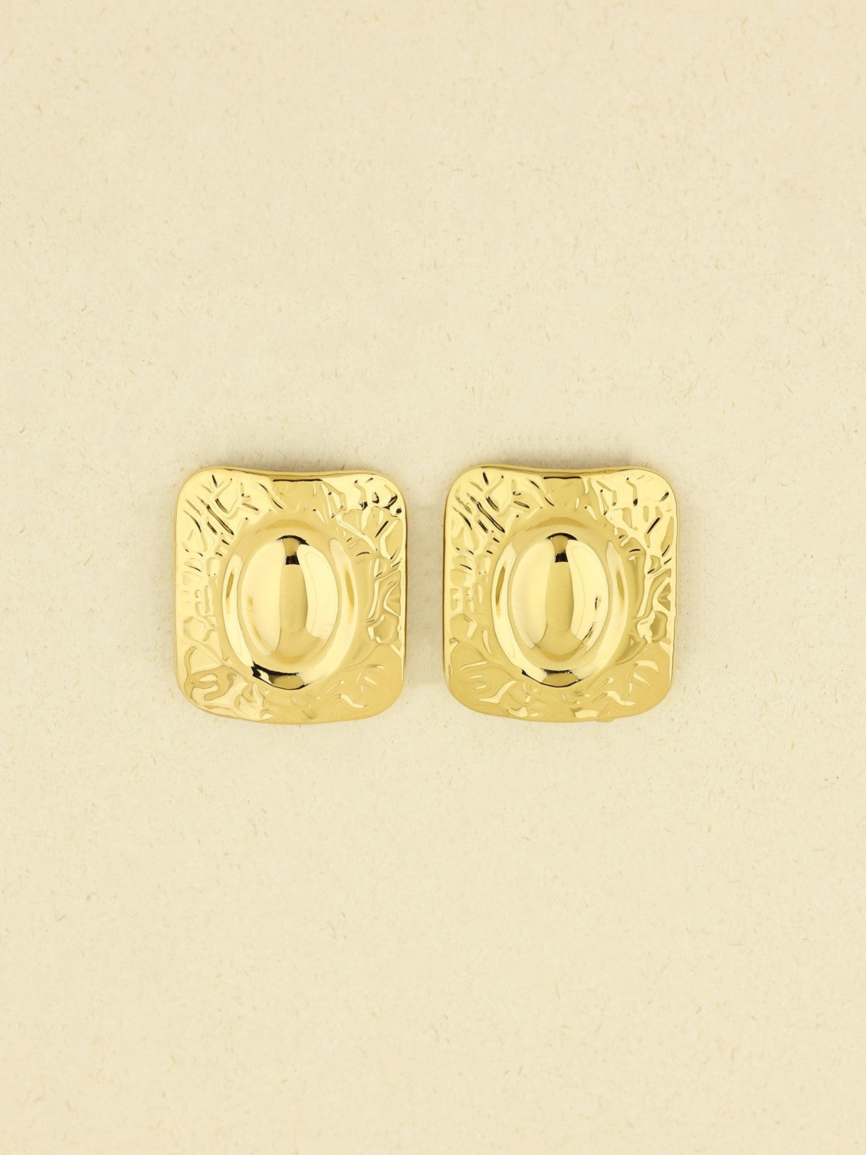 Vintage Square Stud Earrings