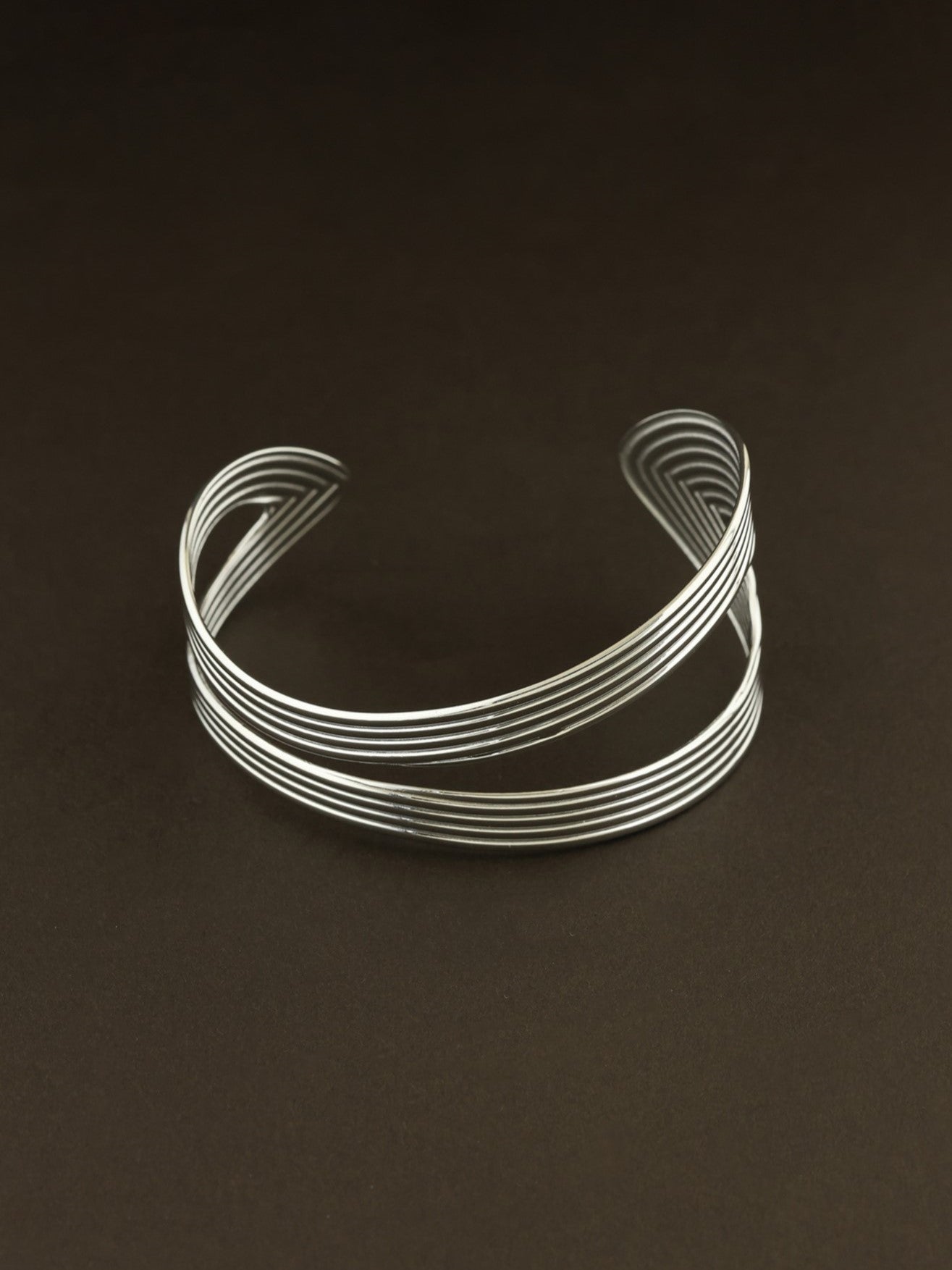 Twin Double Band Bangle