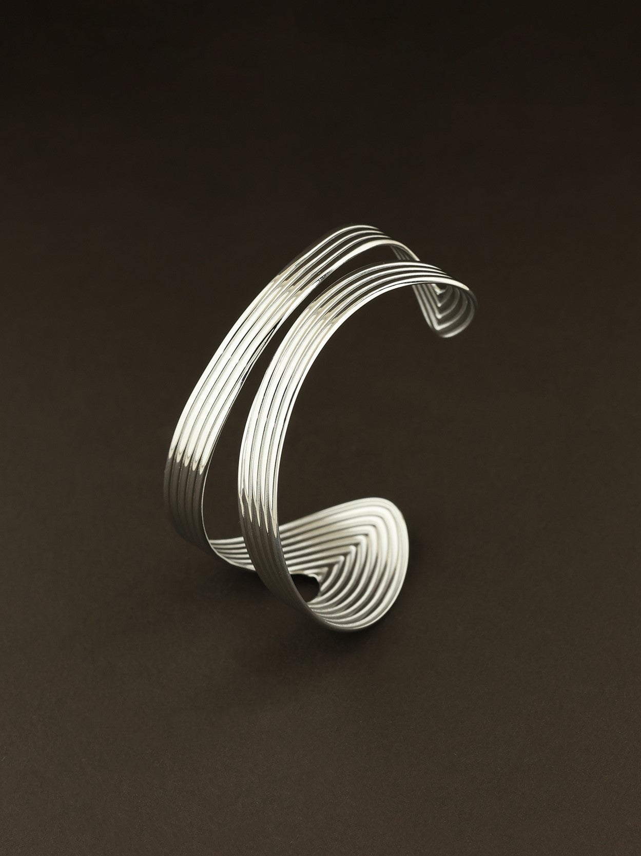 Twin Double Band Bangle