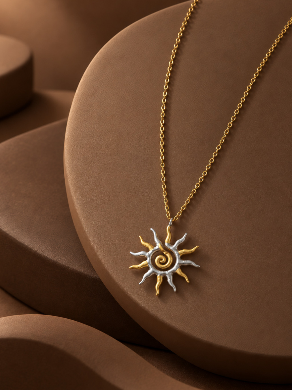 Spiral Sun Pendant