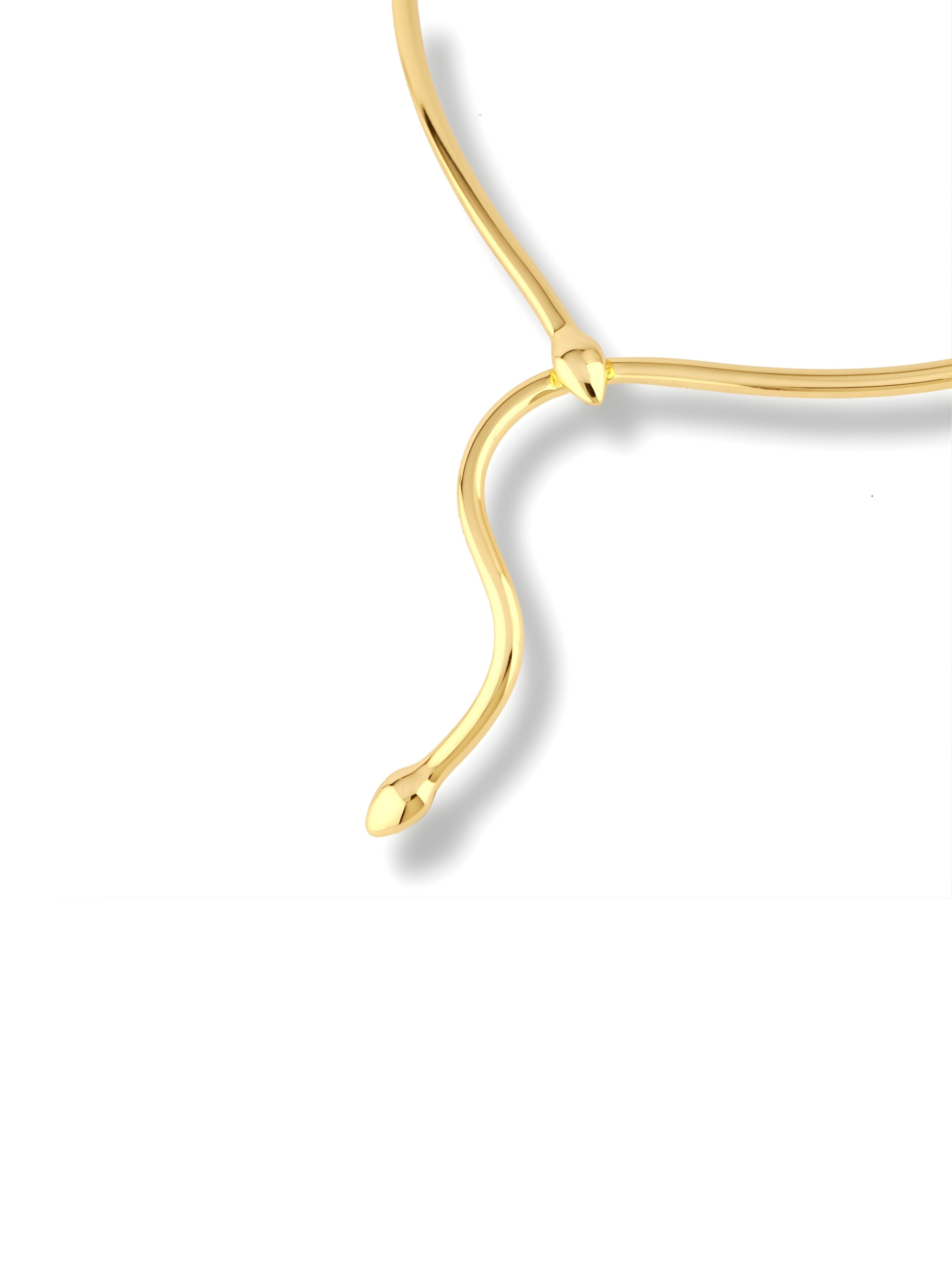 Serpent Open Collar Necklace