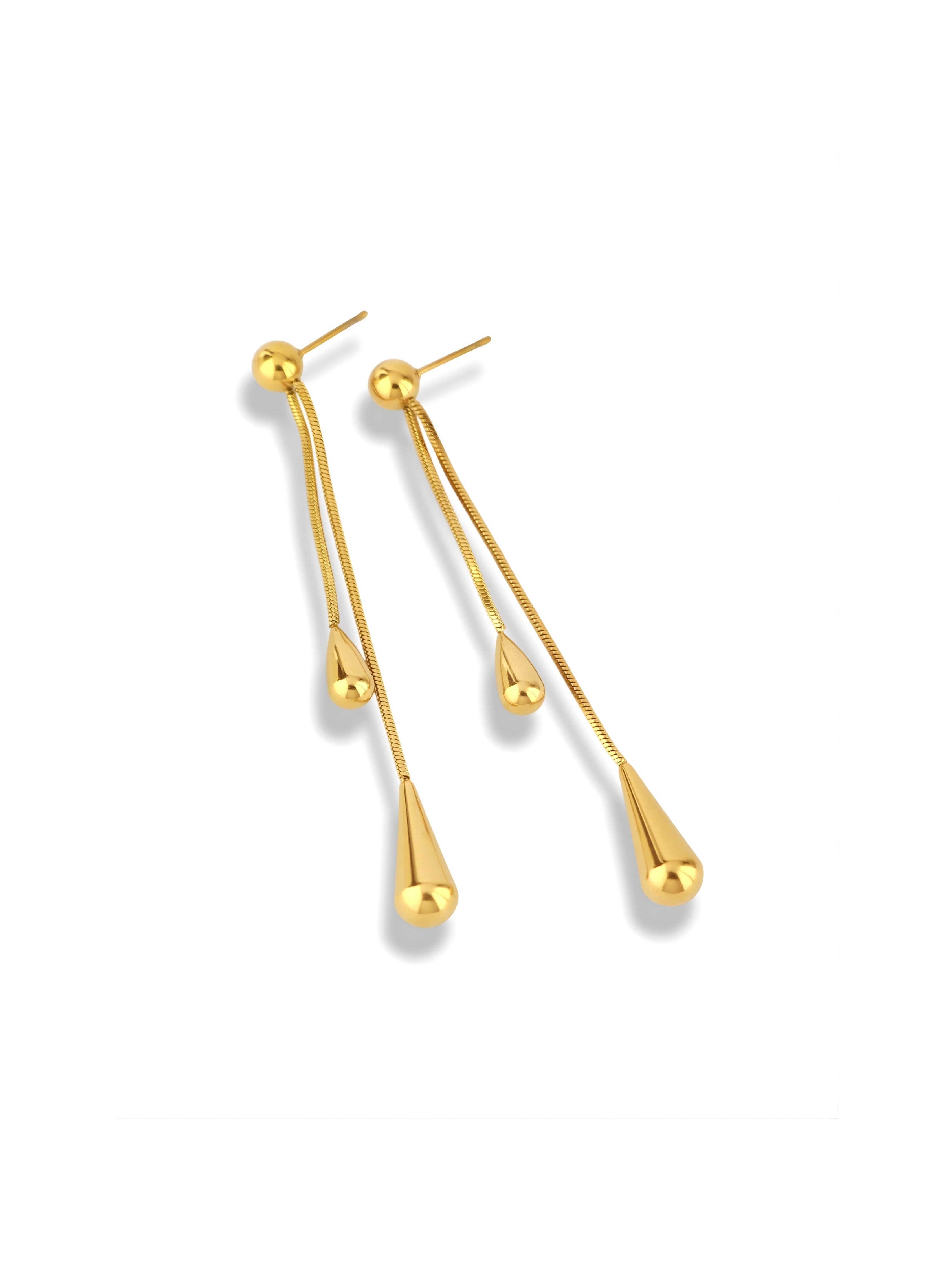 Silver Tear Drop Earrings