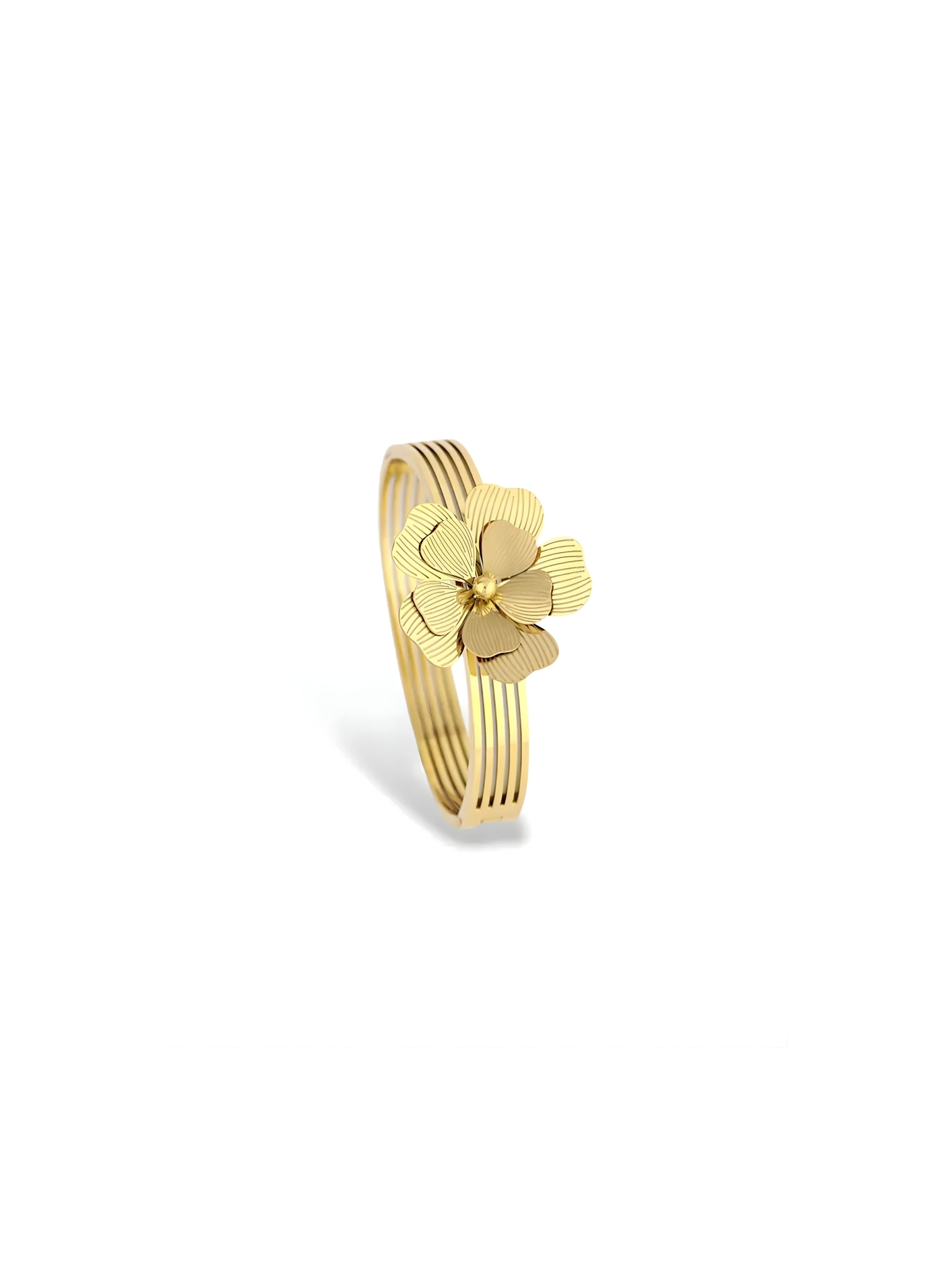 Floral Cuff Bangle