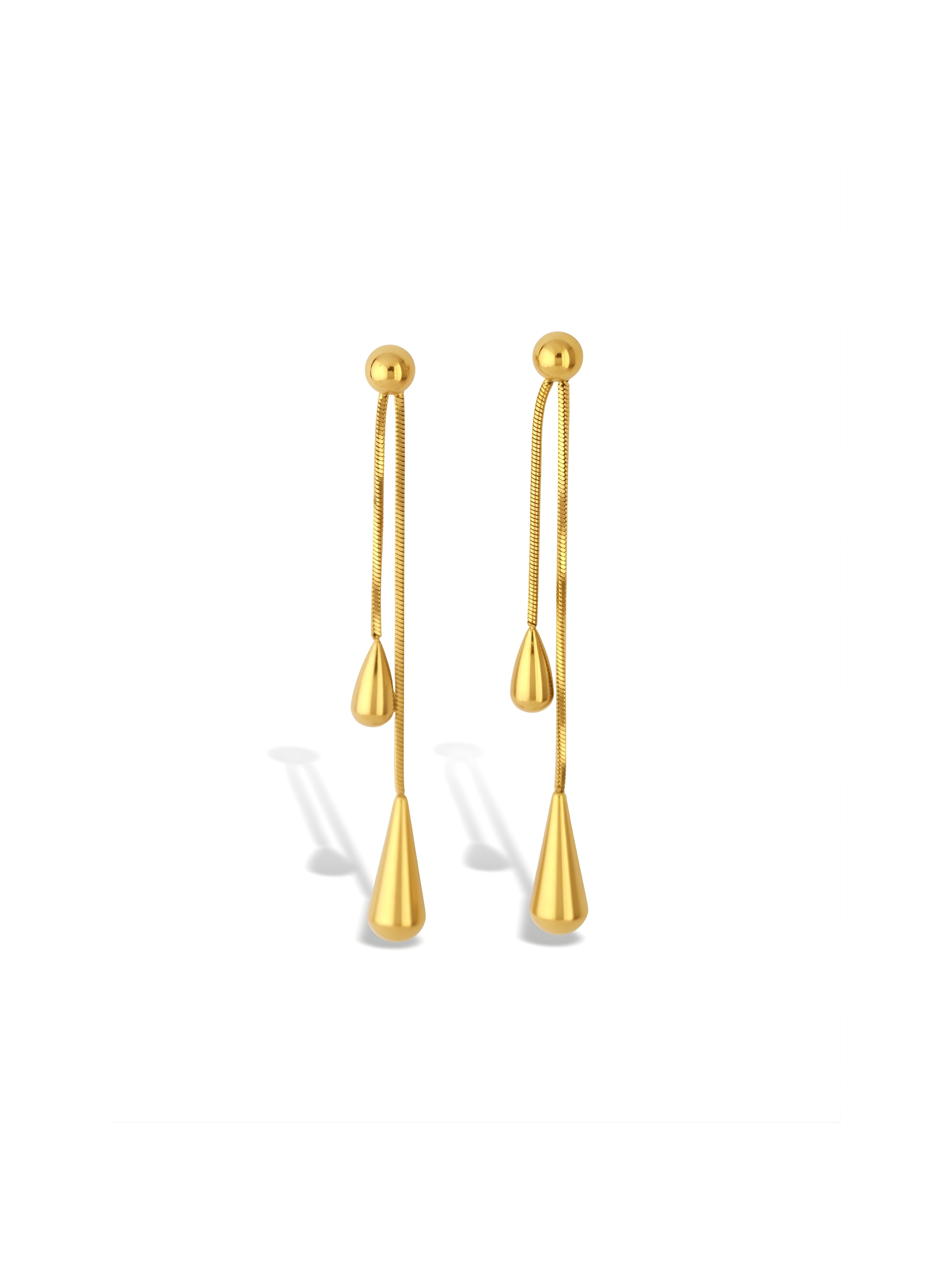 Silver Tear Drop Earrings