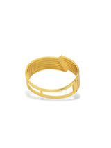 Radiant Gold Cuff Bangle with Clean Modern Lines