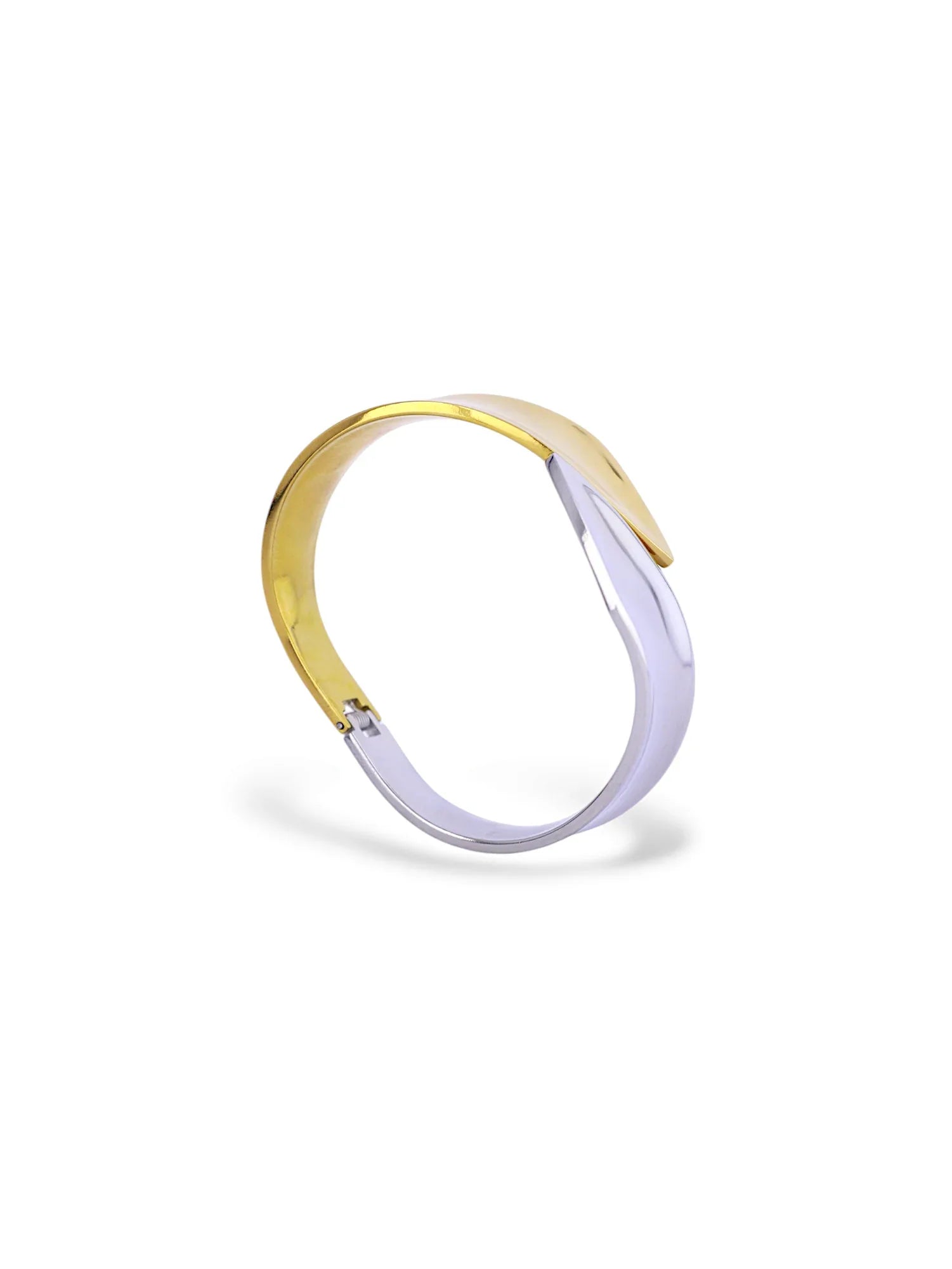 Unique Gold and Silver Mixed Metal Vinea Duo Band - Doulaat