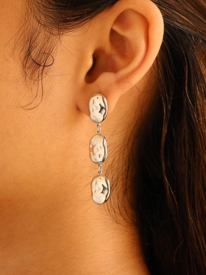 Silver Teardrop Earrings