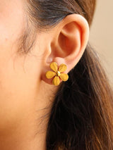 Golden Daisy Earring