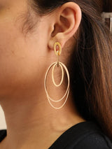 Layered Oval Hoops