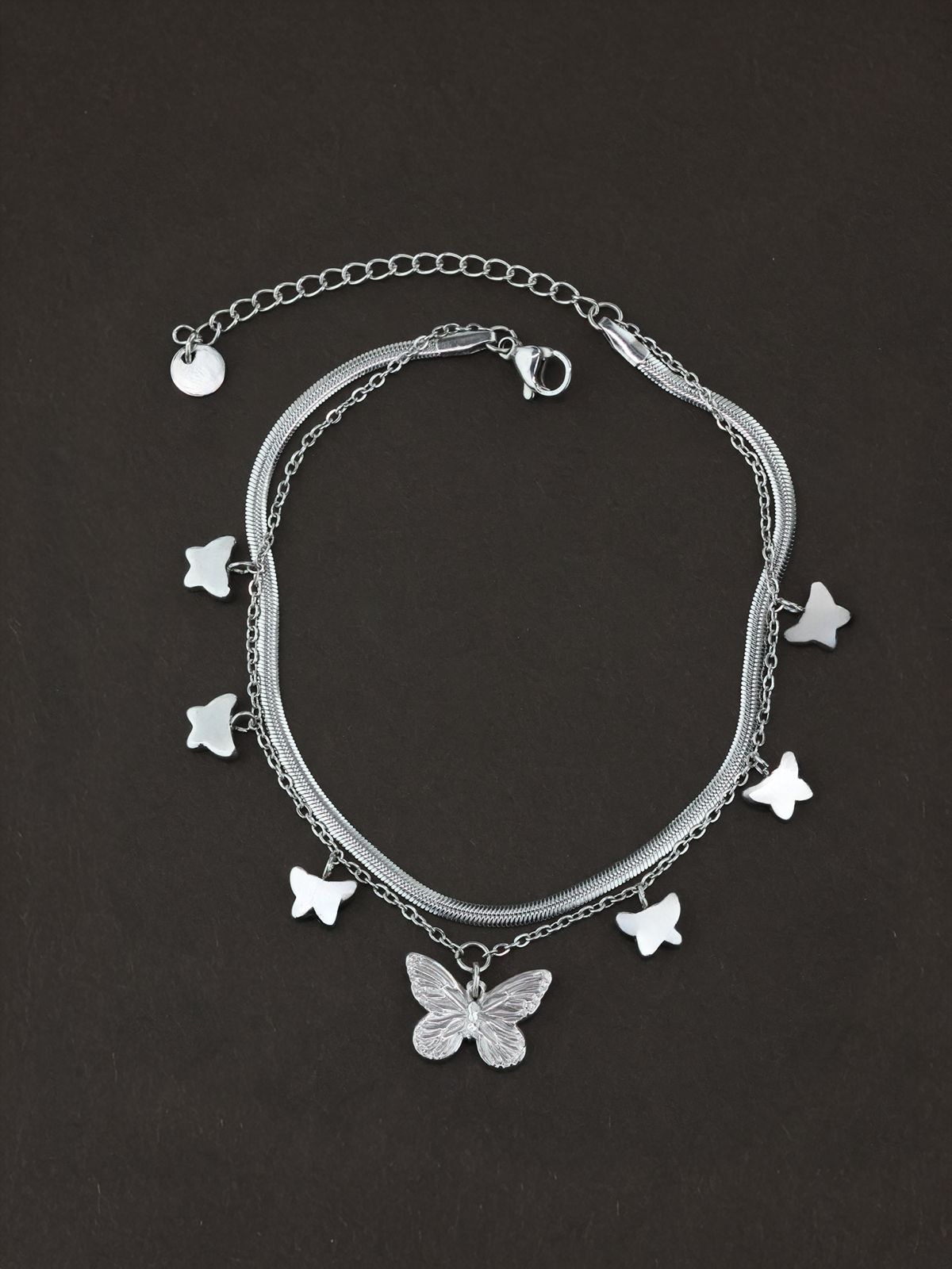 Butterfly Charm Anklet