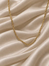 Dual-Tone Twisted Rope Chain