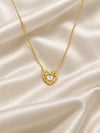 Molten Heart Pendant Necklace