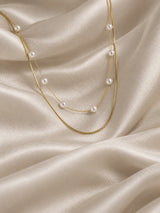 Starlight Pearl Layered Necklace