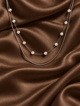 Starlight Pearl Layered Necklace