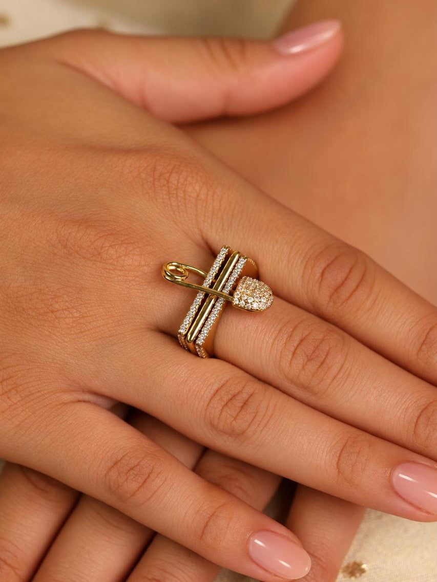 Halo Safety Pin Ring