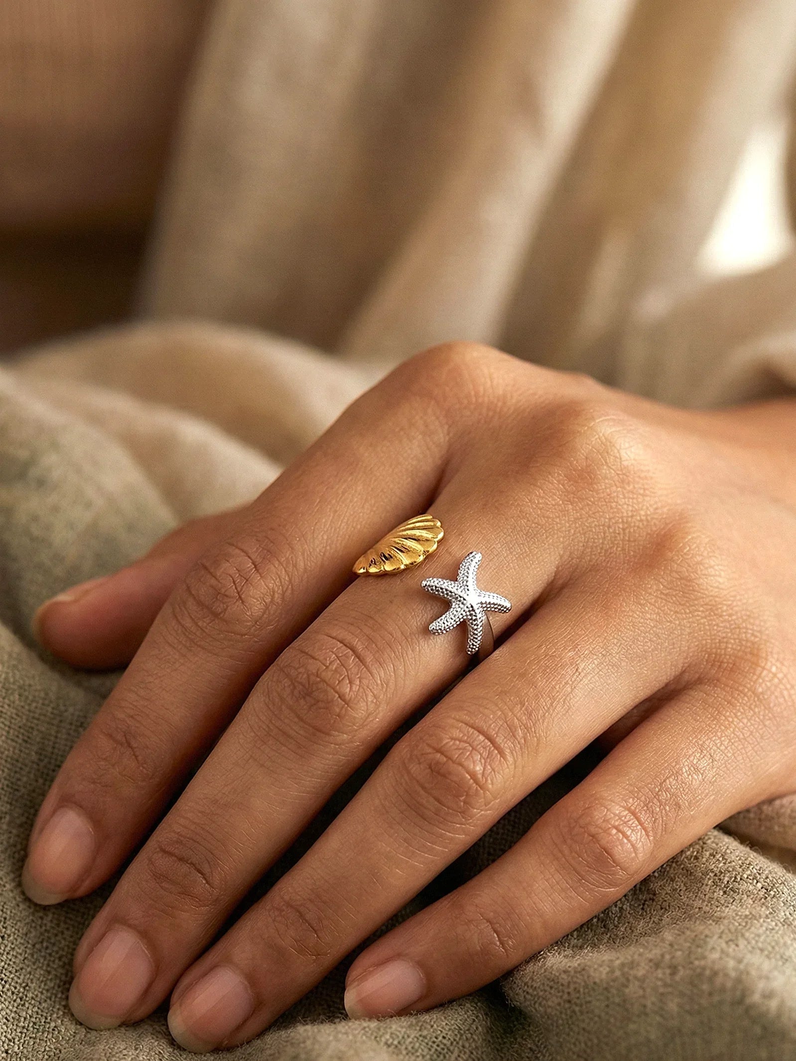 Star Touch Open Ring - Doulaat