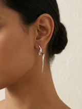 Velour Circles Stylish Gold Twist Hoop Earrings - Doulaat