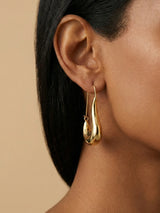 Curved Horn Dangle Earrings - Doulaat