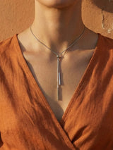 Lariat Bar Pendant Necklace - Doulaat