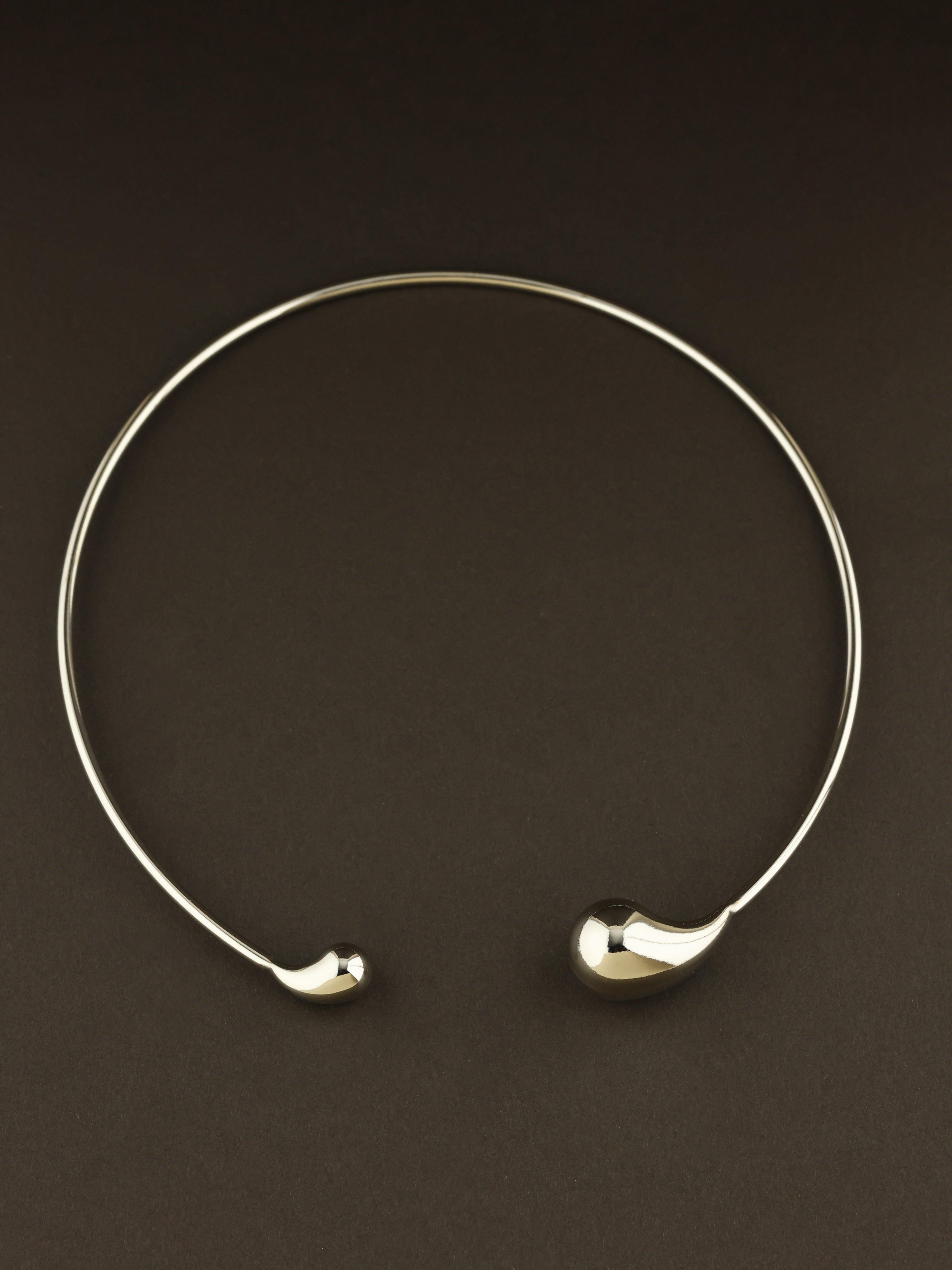 Teardrop Open Collar Necklace