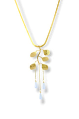 Leaf Branch Teardrop Jewelry Set