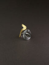 Twin Curve Open Ring
