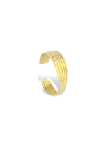 Luxury Minimalist Gold Statement Bangle with High Shine