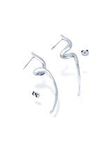 Velour Circles Stylish Gold Twist Hoop Earrings