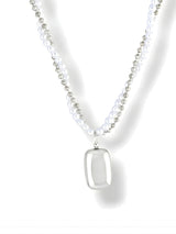 Layered Chain Necklace with Pearl