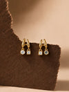 Duo Charm Hoops