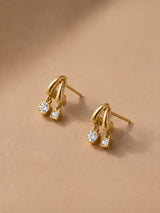 Duo Charm Hoops