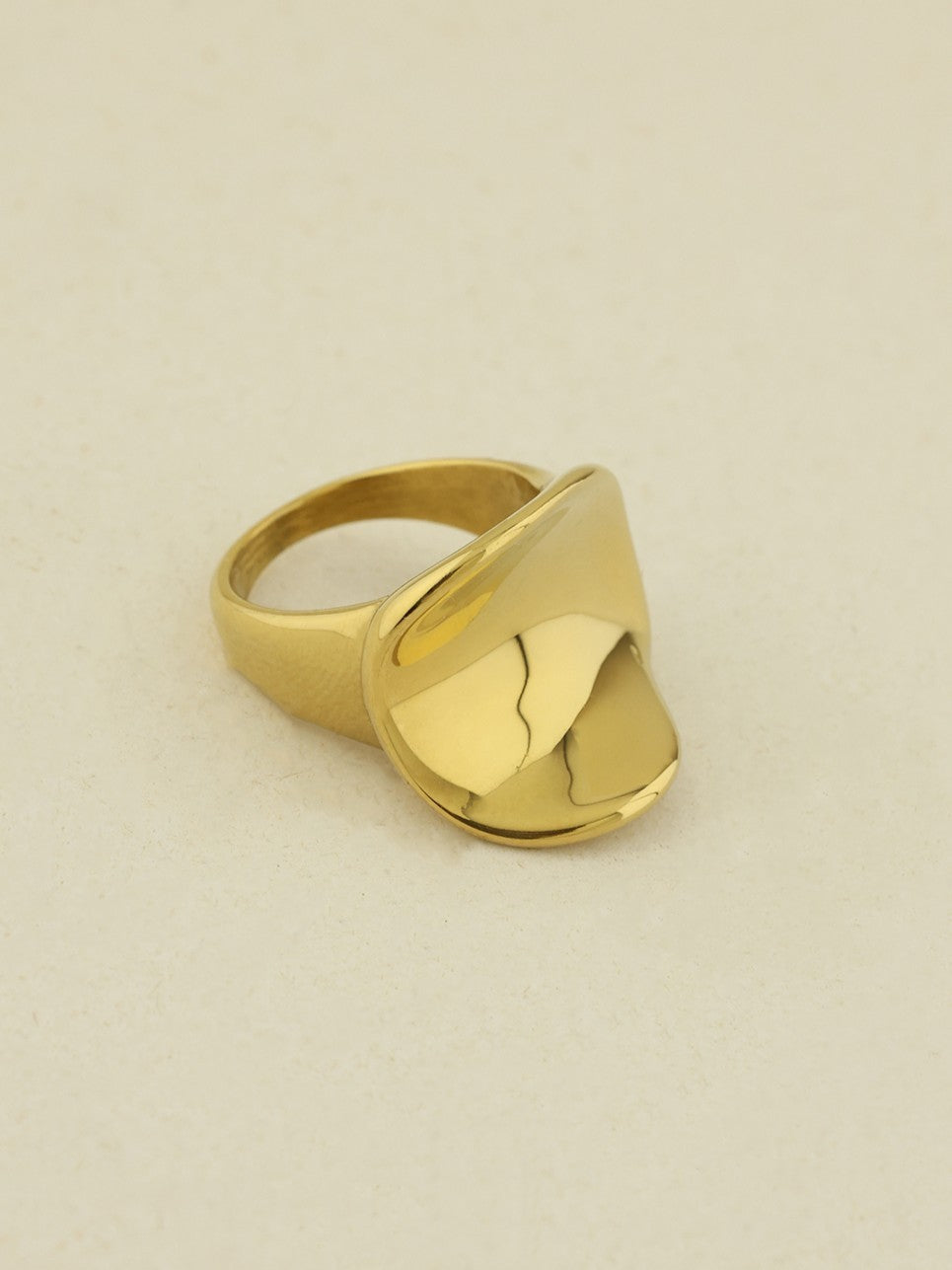 Modernist Facet Ring