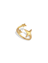 Star Open Ring with Simple Adjustable Fit