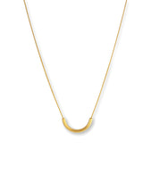 Arc Tube Pendant Necklace