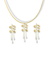 Leaf Branch Teardrop Jewelry Set