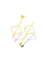 Geometric Angle Dangle Earrings