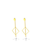 Geometric Angle Dangle Earrings