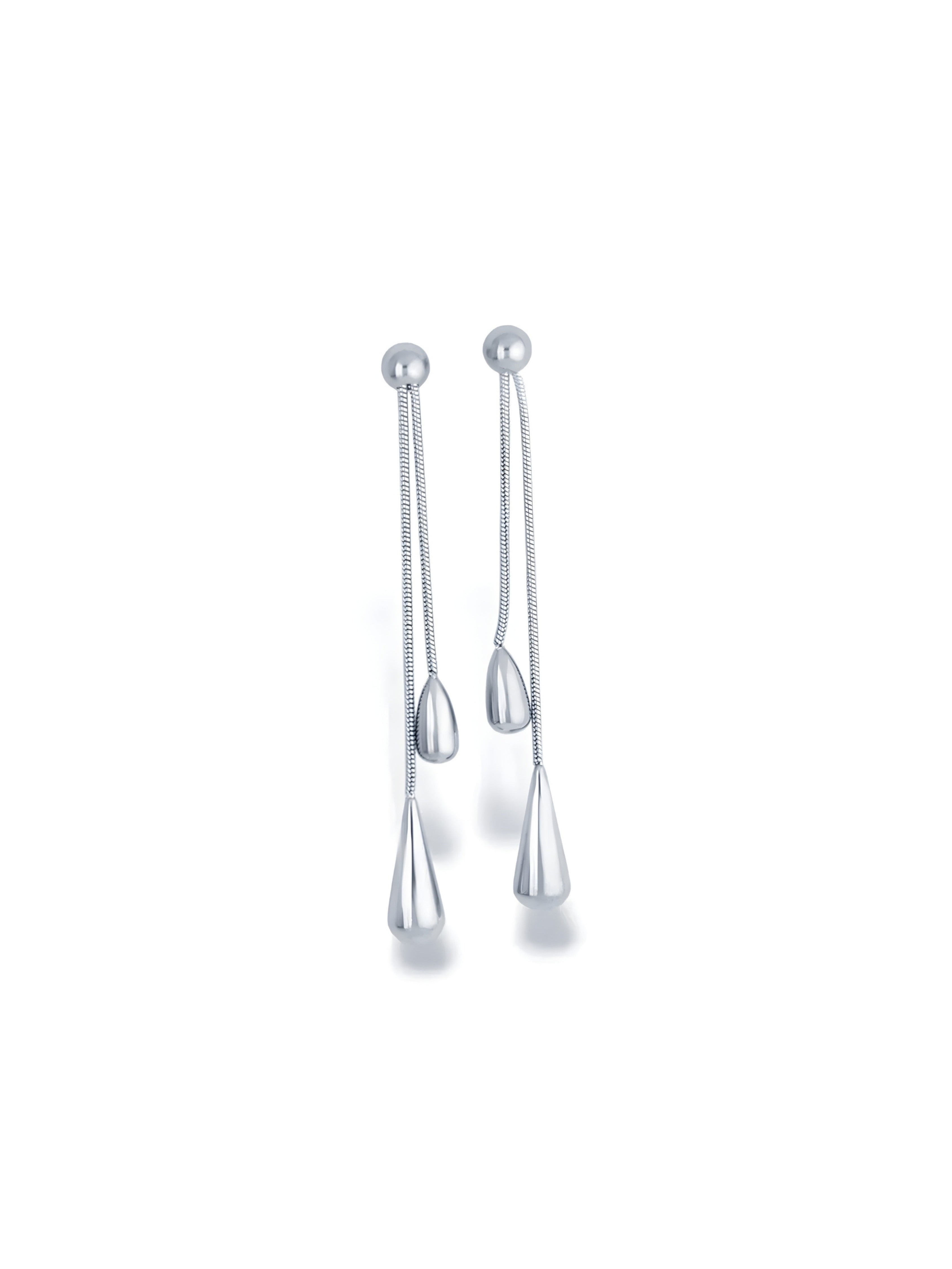 Silver Tear Drop Earrings